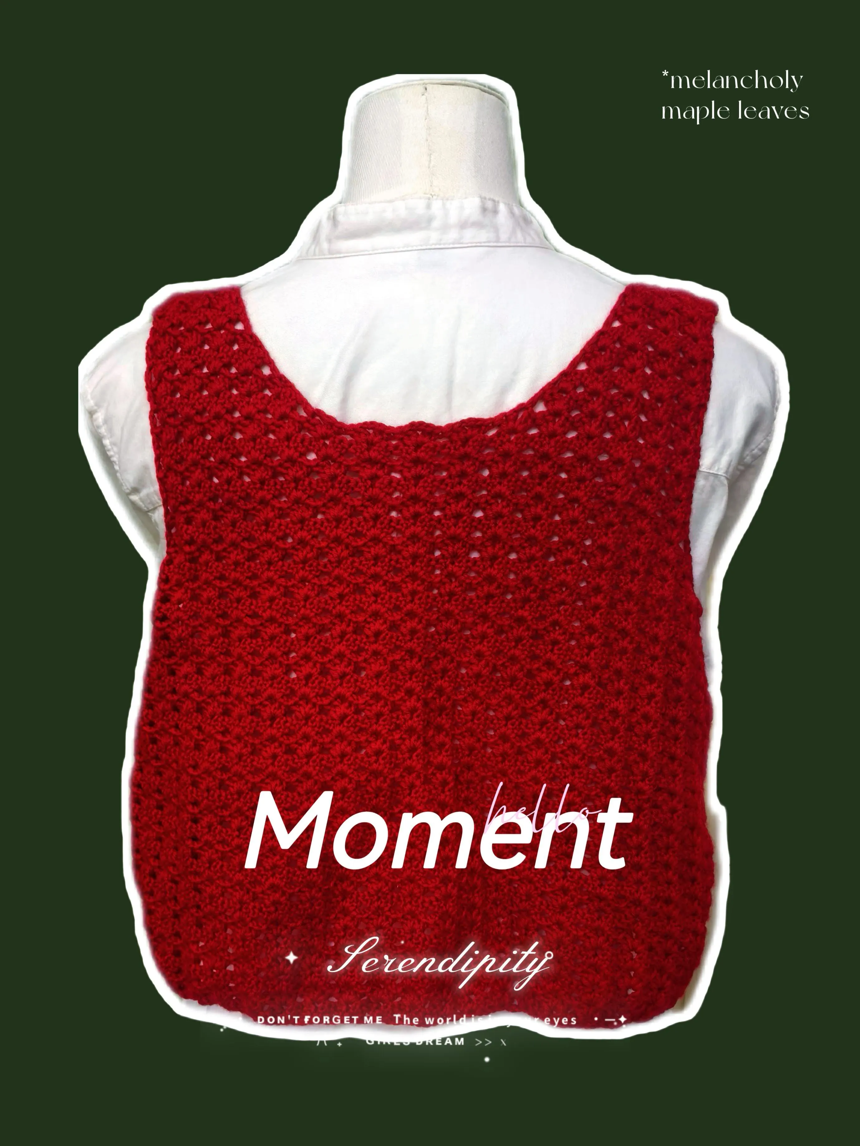 小背心, a crochet project shared by 蘑菇