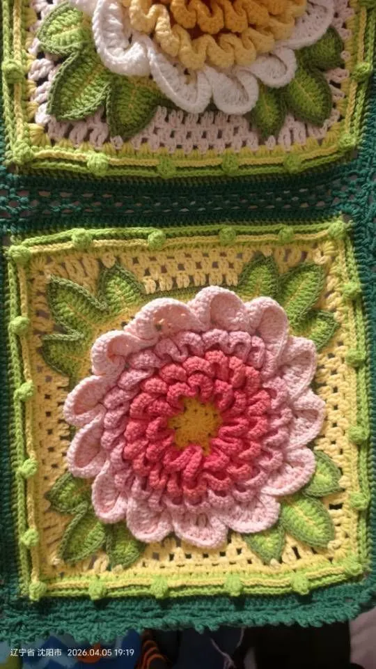 花开富贵   牡丹, a crochet project shared by 阿白