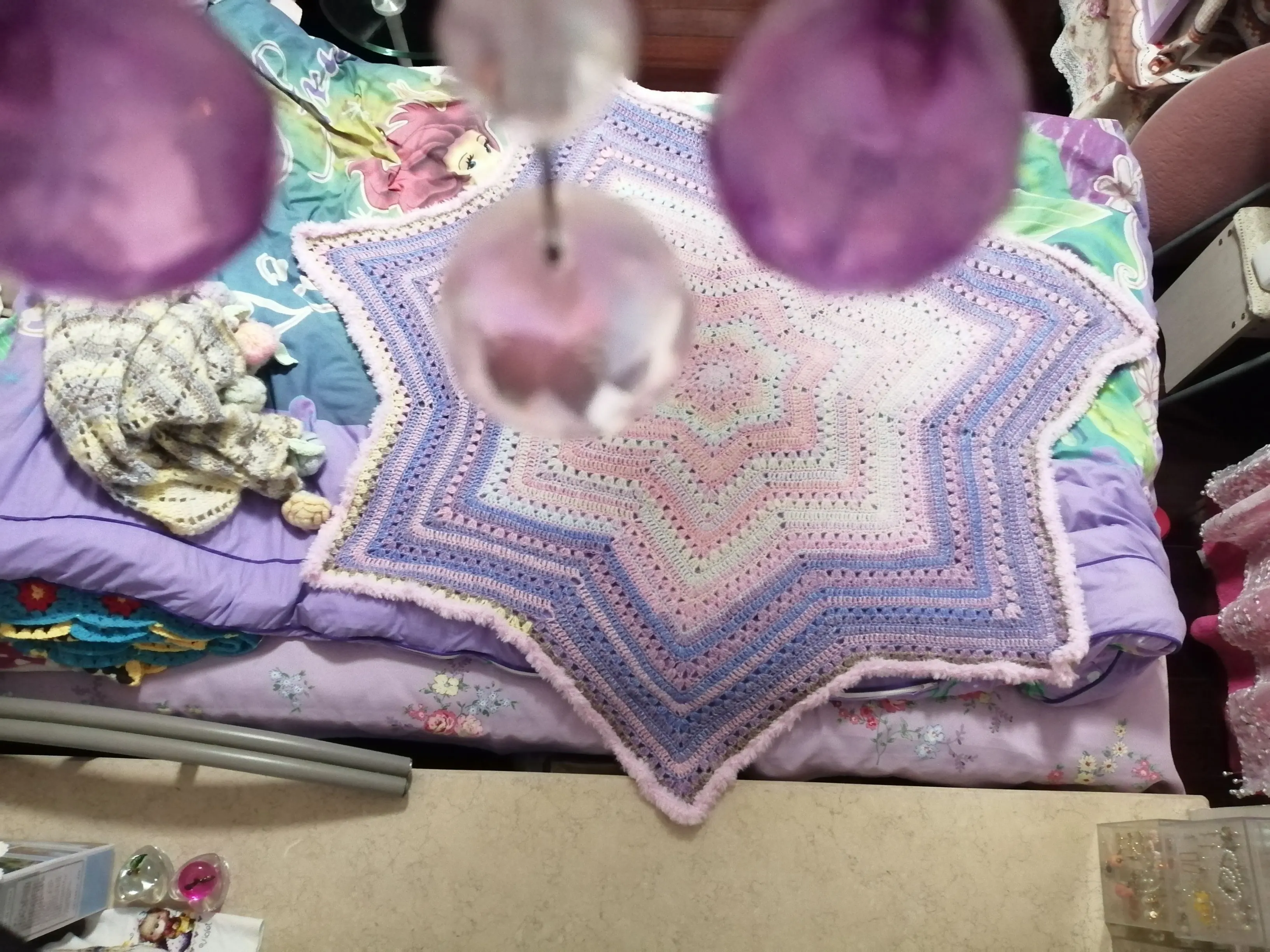 七星毯 🌤⭐️最大直径143厘米✨, a crochet project shared by Rong🍅