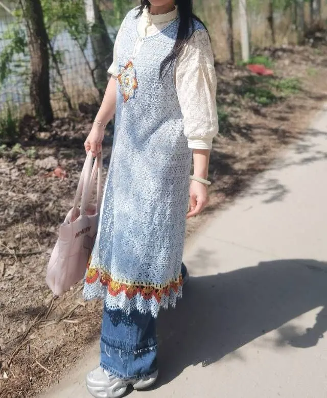 阙语蕾丝比甲, a crochet project shared by 郭格格