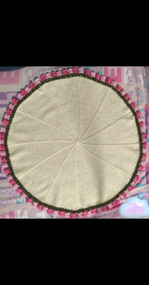 一米的花束毯, a crochet project shared by 焦糖奇奇