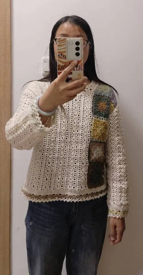 第一件上衣成品，正好，很喜欢, a crochet project shared by Community maker
