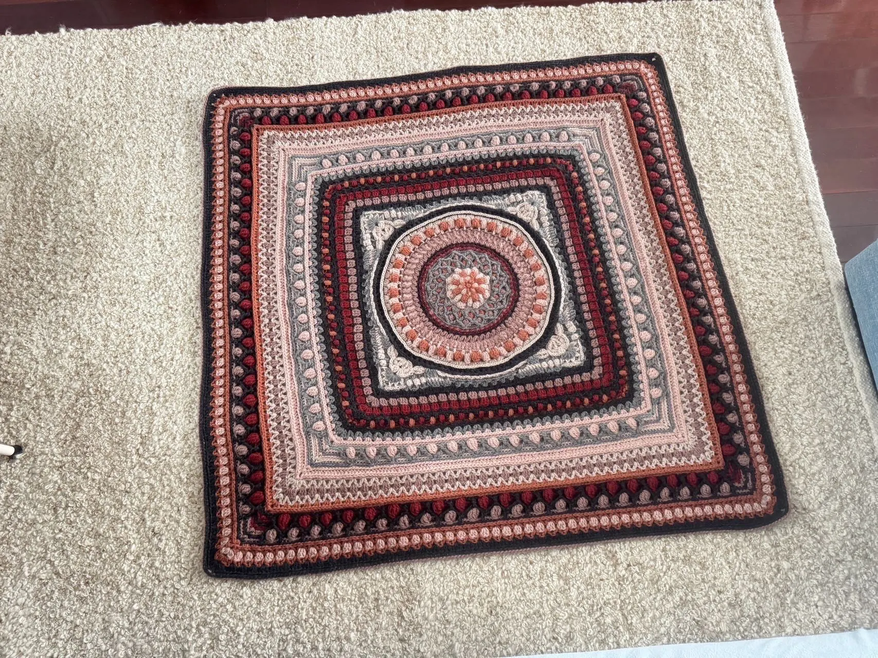 奶油曲奇毯, a crochet project shared by 七七