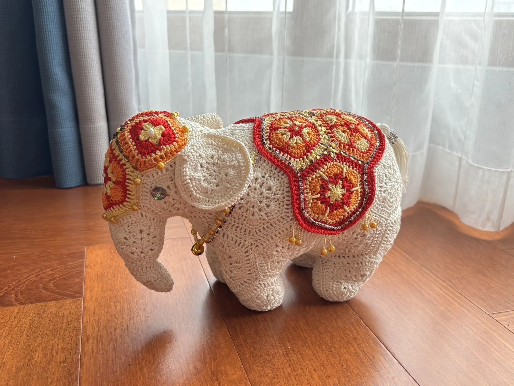 回头做个灰色象, a crochet project shared by 云山青青(静)คิดถึง