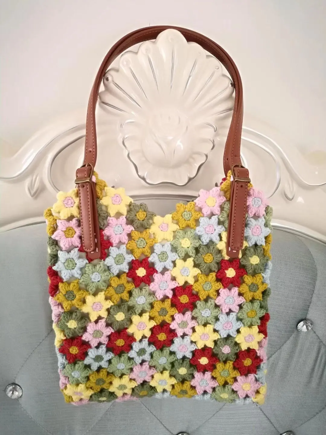 花朵包包, a crochet project shared by   