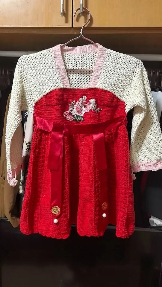 完成花溪襦裙, a crochet project shared by 惠州蒋晓丽