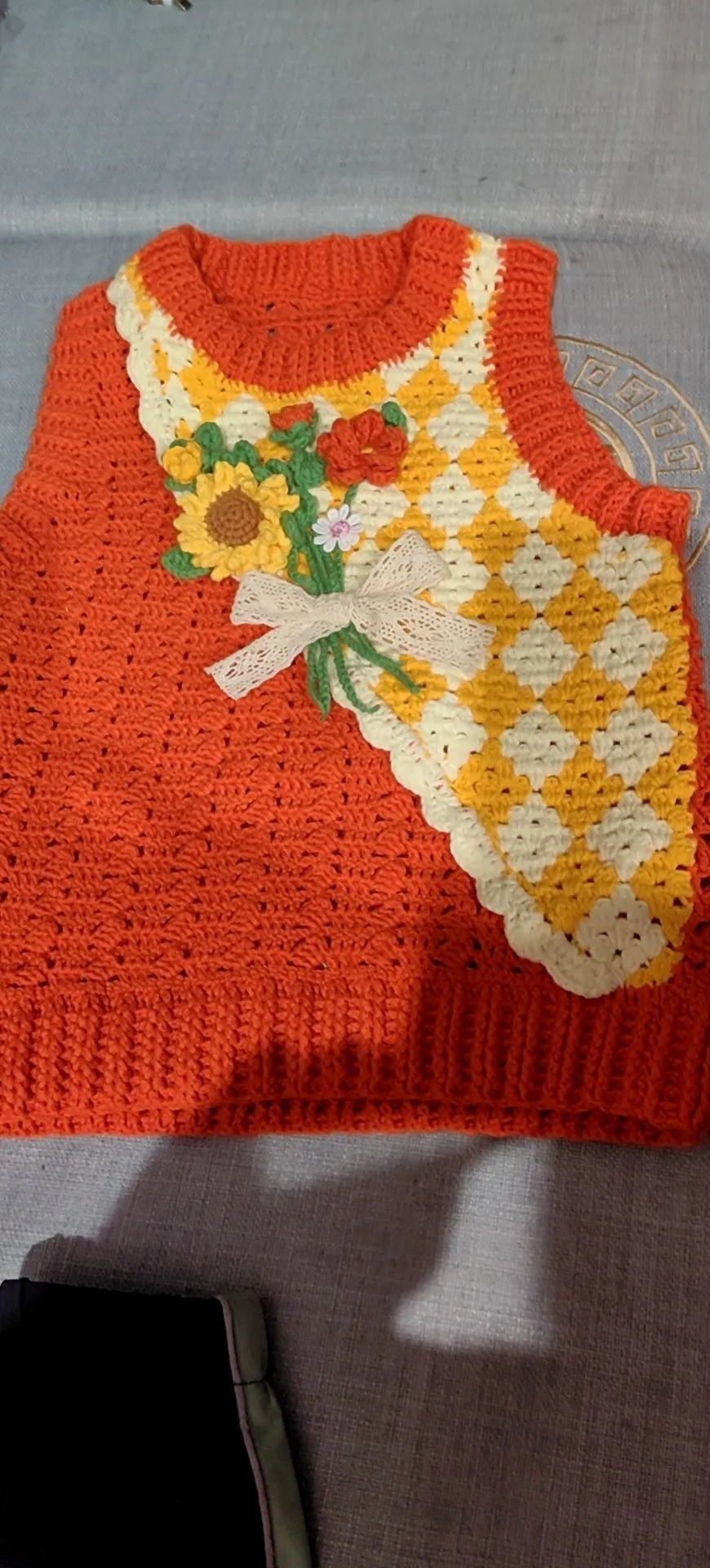 花束背心, a crochet project shared by 罗花花