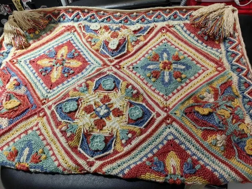 阿塞拜疆毯子, a crochet project shared by Community maker