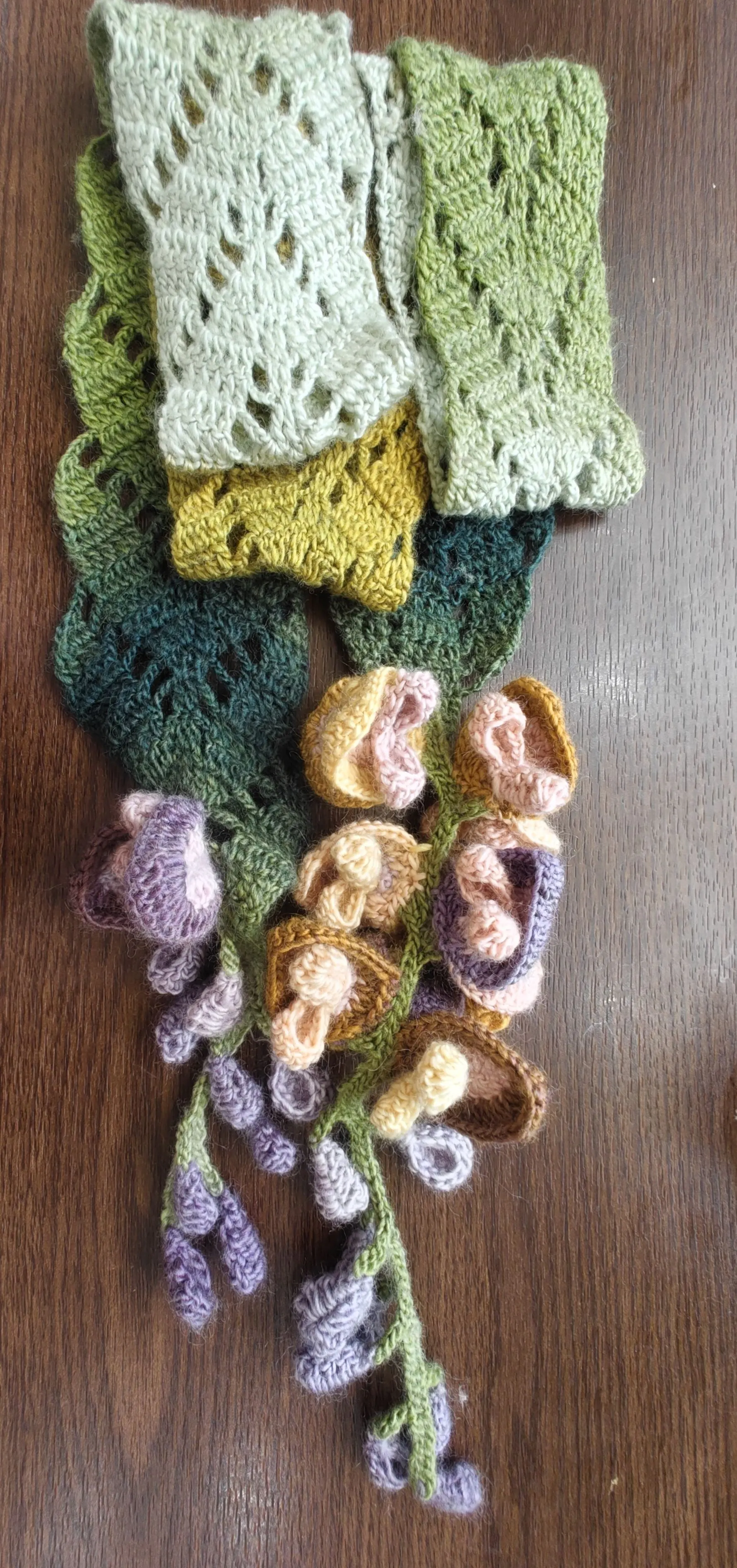 春天的围巾, a crochet project shared by 冰清玉洁