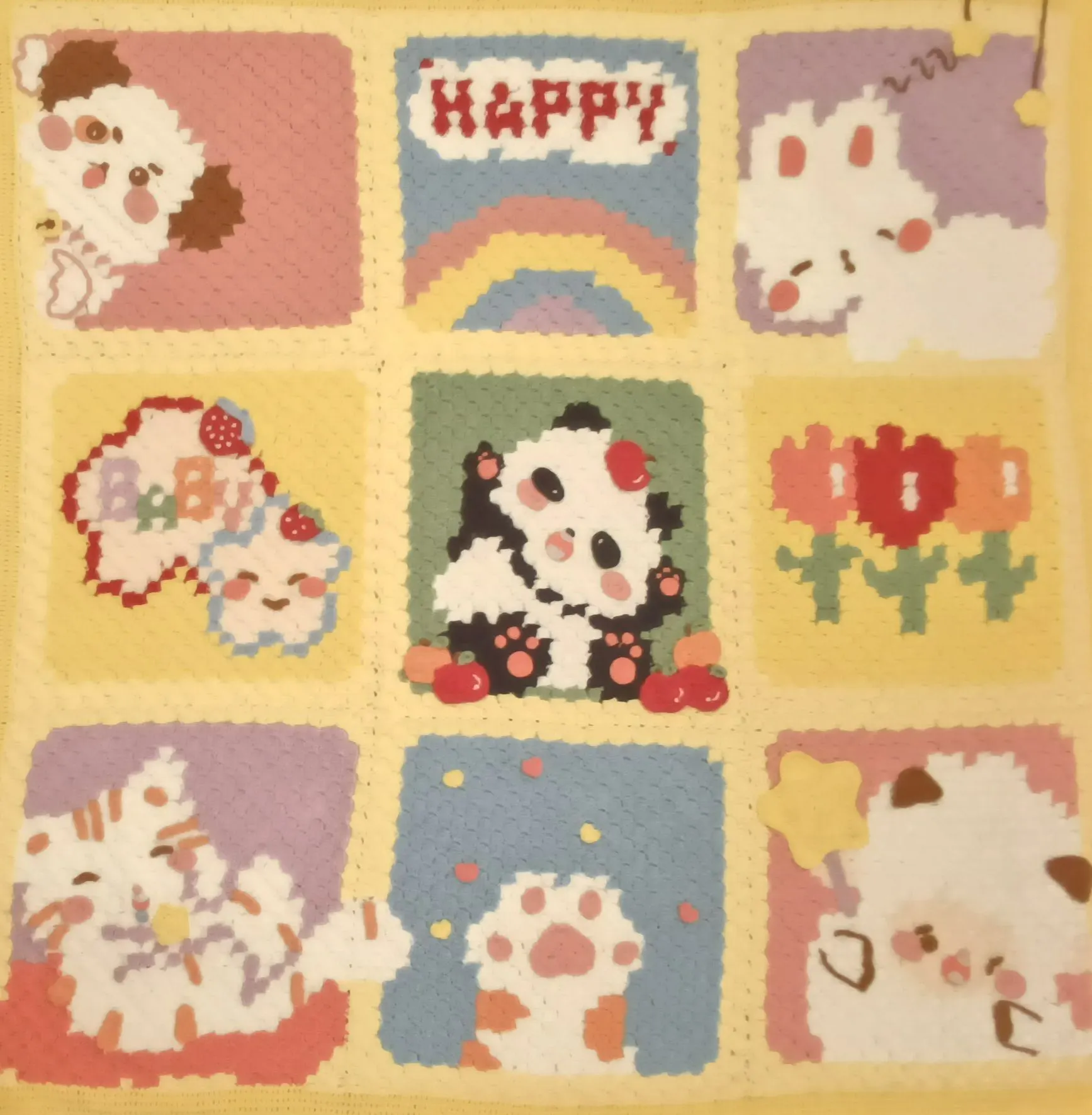 萌宝毯子, a crochet project shared by A蓝色的多瑙河