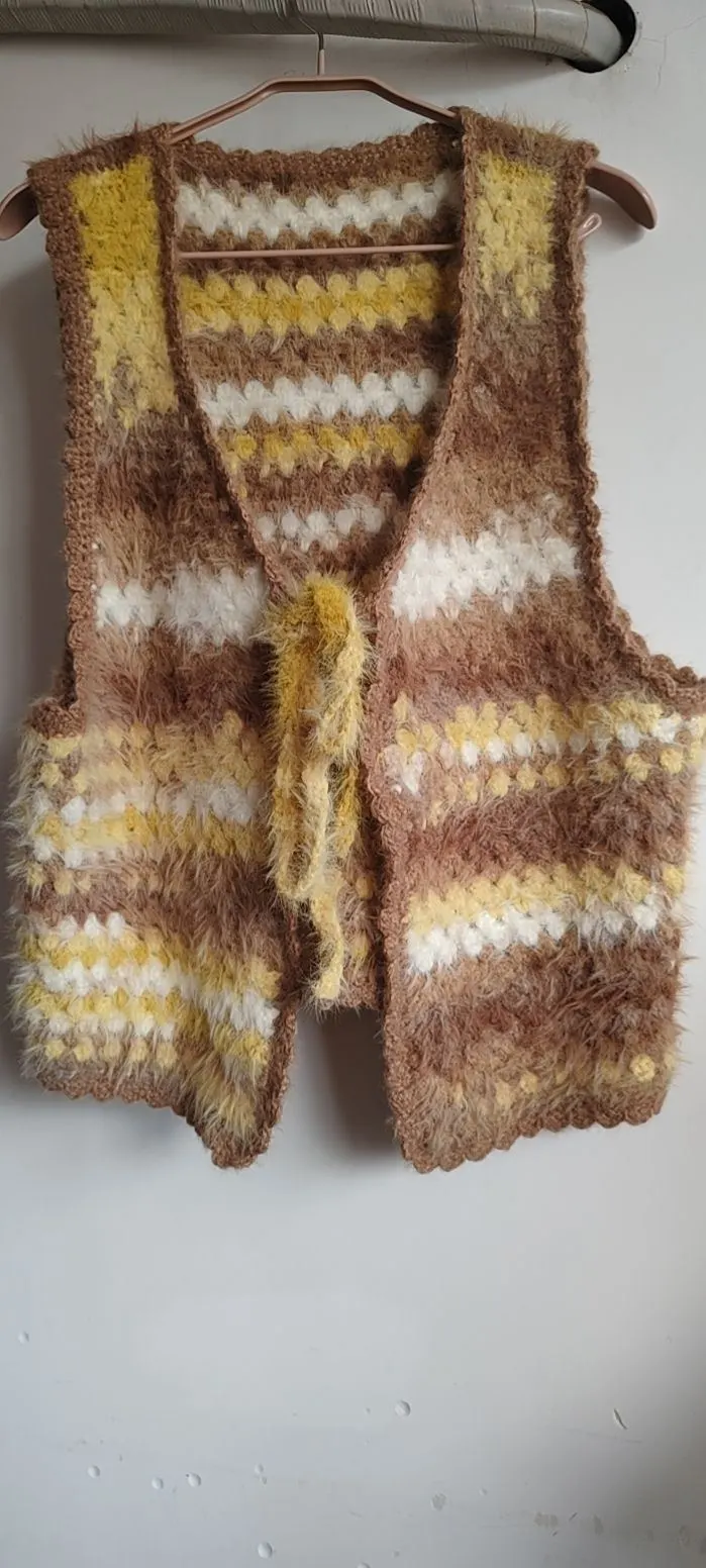 系带马甲, a crochet project shared by 快乐的大胖纸