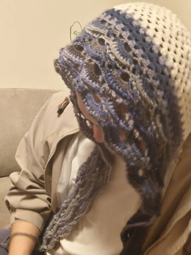 馥雅头巾，完工了！好看, a crochet project shared by Community maker