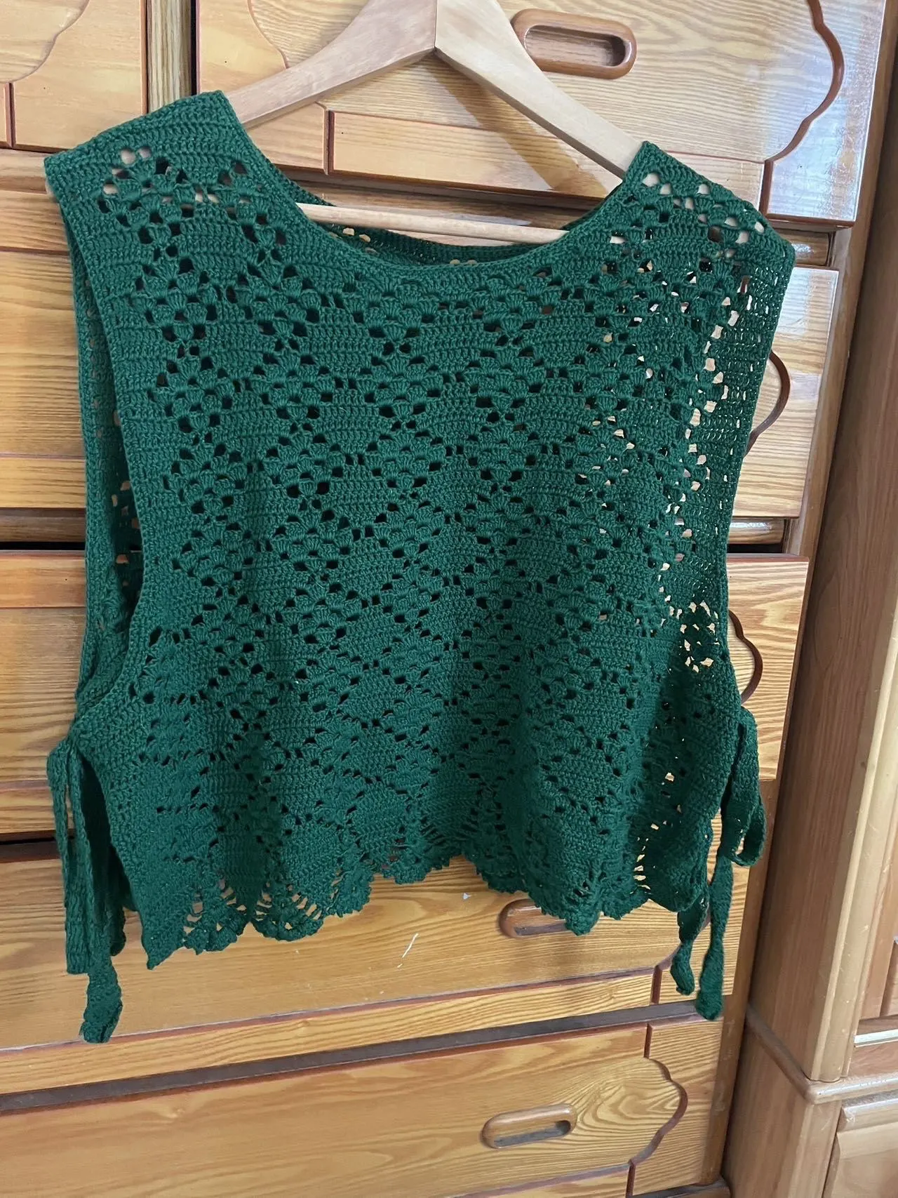 夏风系帶背心, a crochet project shared by 丫真