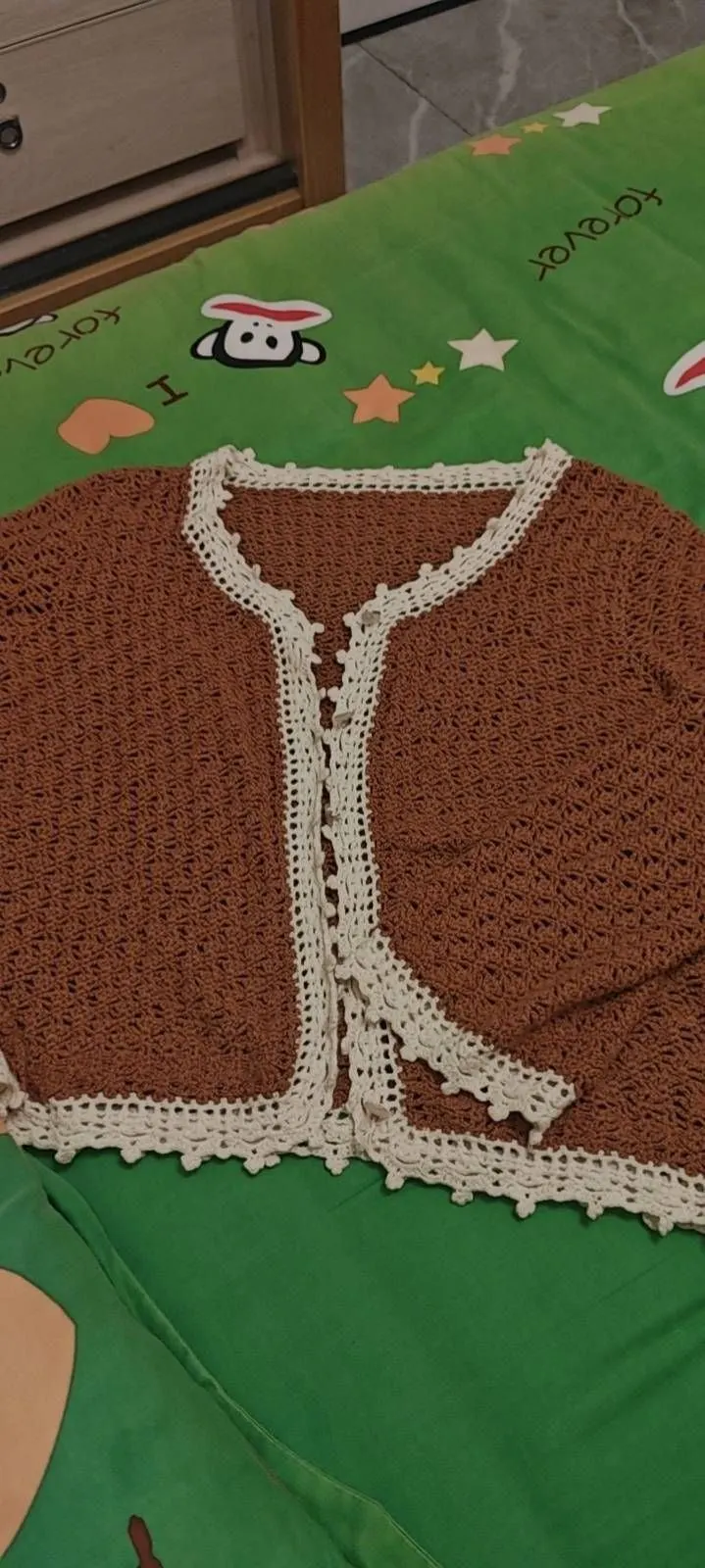 霖云开衫,长袖款, a crochet project shared by 晨晨睡