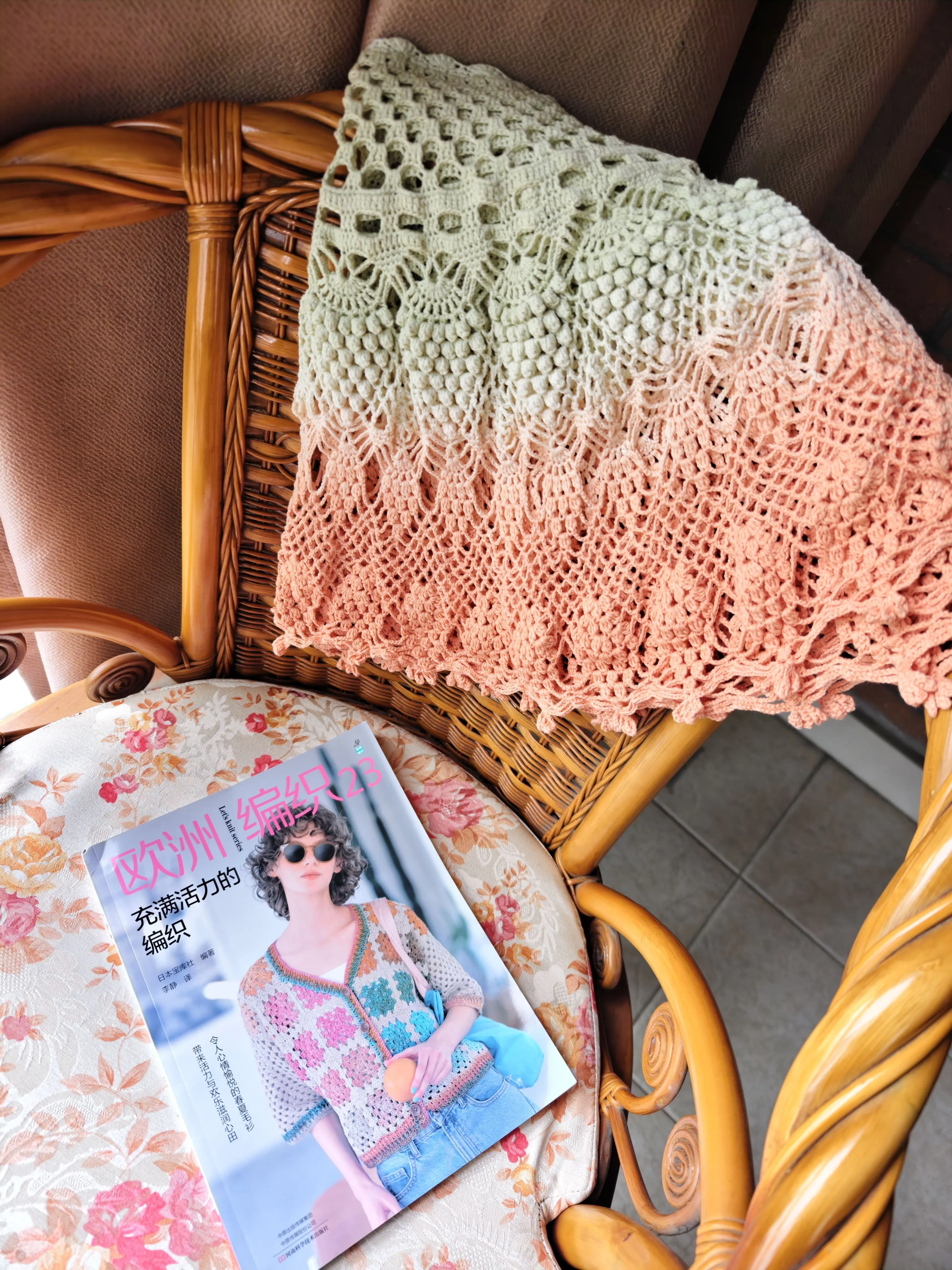 葡萄披肩, a crochet project shared by QYF