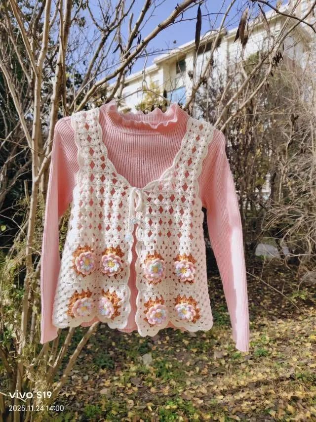 云朵马甲, a crochet project shared by 翎儿。