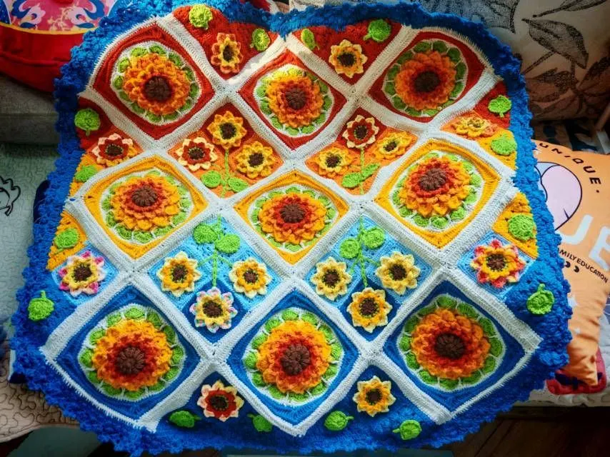 美不胜收, a crochet project shared by KKฅ.。oଘ(遂顺安康)੭*