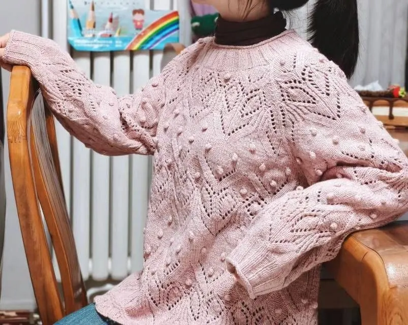 花珠镂空毛衣, a crochet project shared by 西柚赵