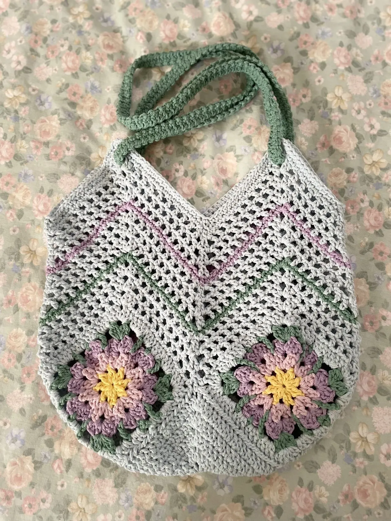 花澗單肩包, a crochet project shared by 丫真