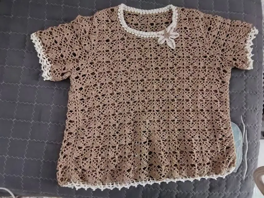 蕾丝衣作业, a crochet project shared by 燕子织Sh