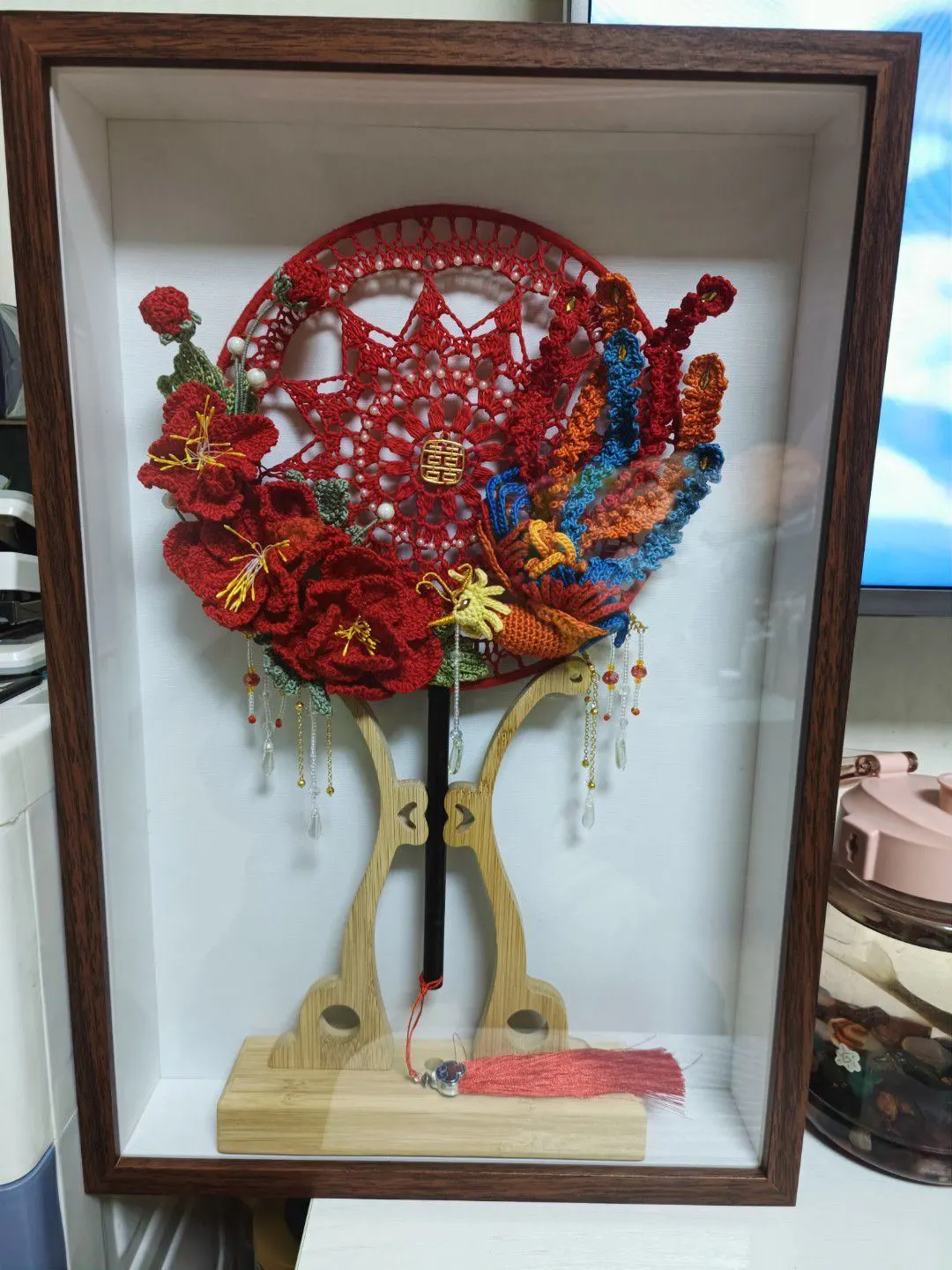 凤穿牡丹, a crochet project shared by 织熬赵
