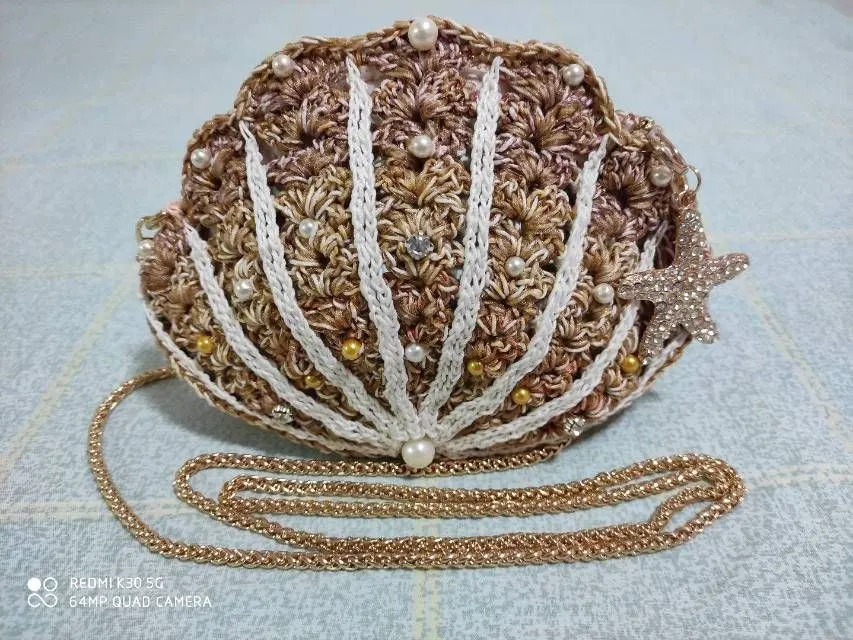 贝壳包, a crochet project shared by 骗子从不撒谎