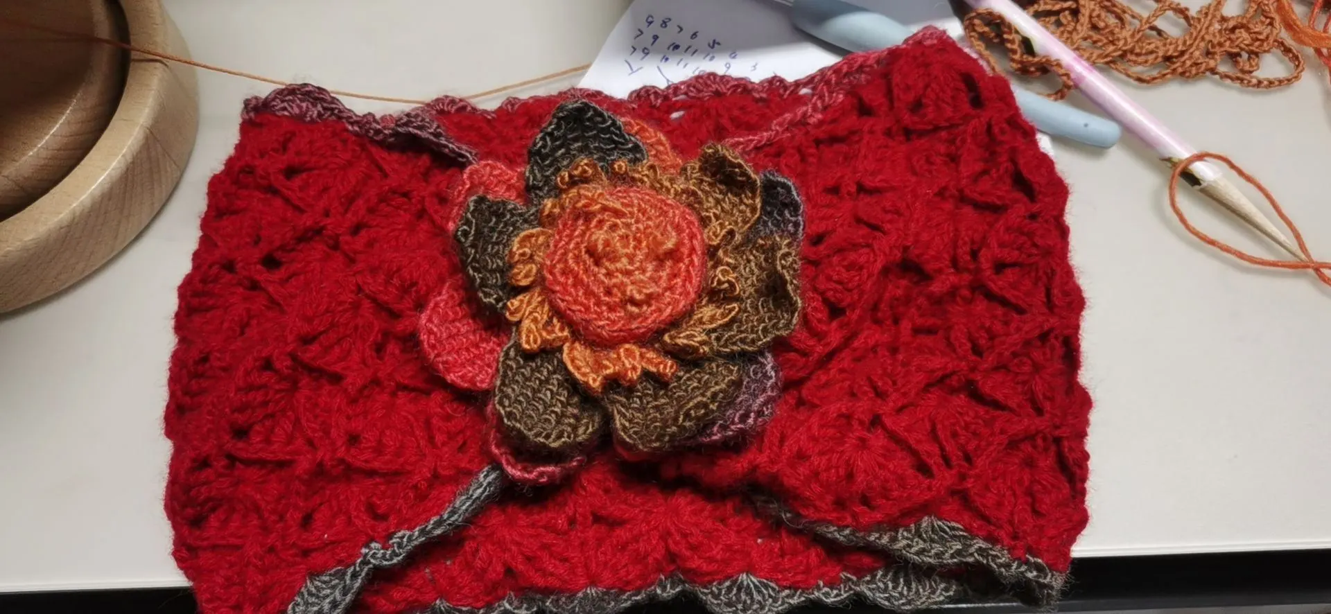 围脖, a crochet project shared by 梅梅