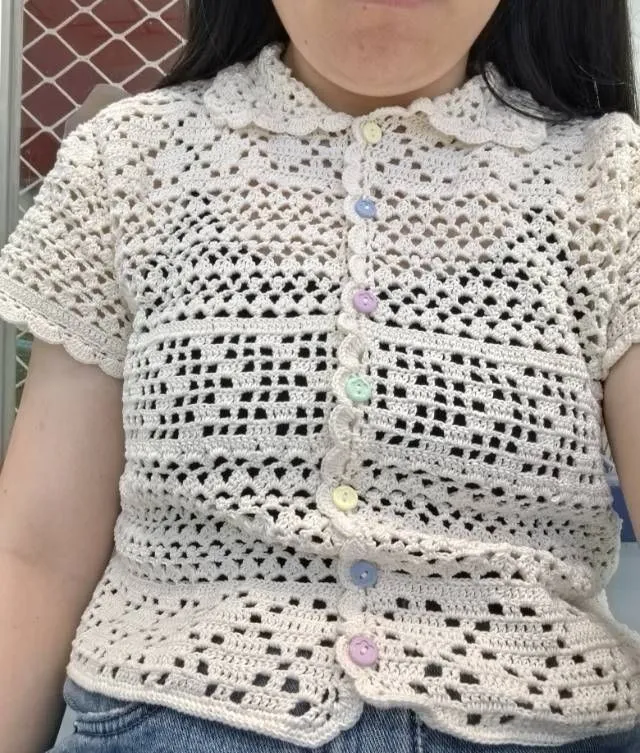 落英开衫