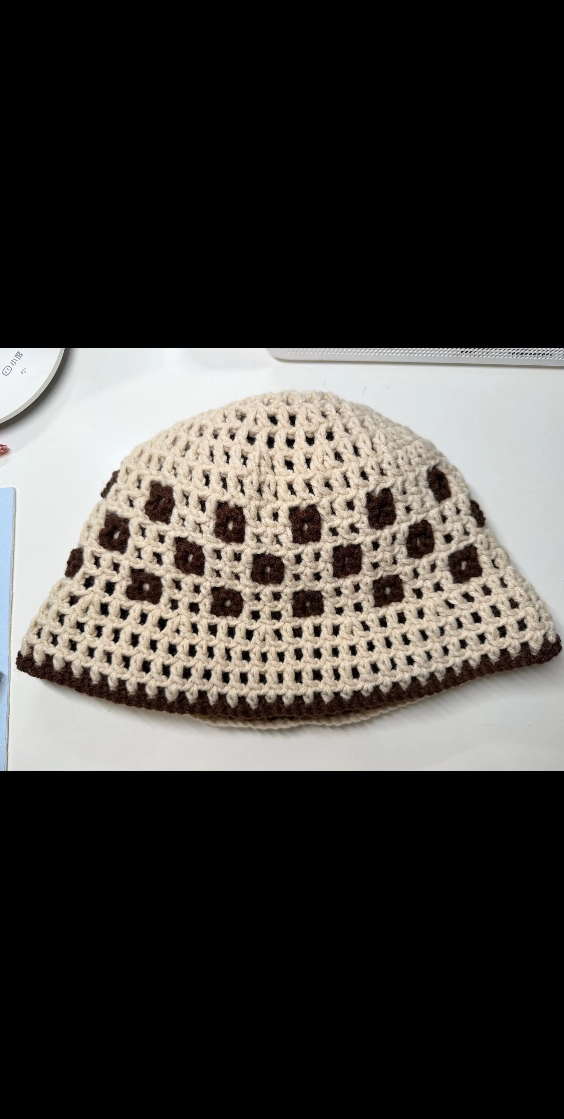 帽子一个，有点大, a crochet project shared by 缪额娘