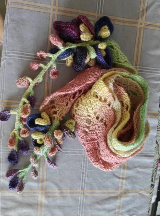紫藤小围巾❤️, a crochet project shared by 管管儿hg