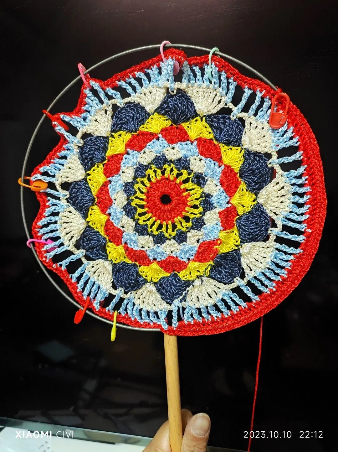 圆满团扇, a crochet project shared by 董梅