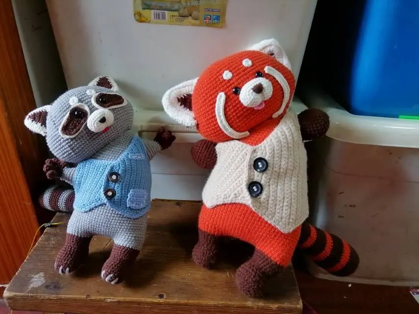 分别用的五股棉和手编二号线, a crochet project shared by 阳翊宝贝