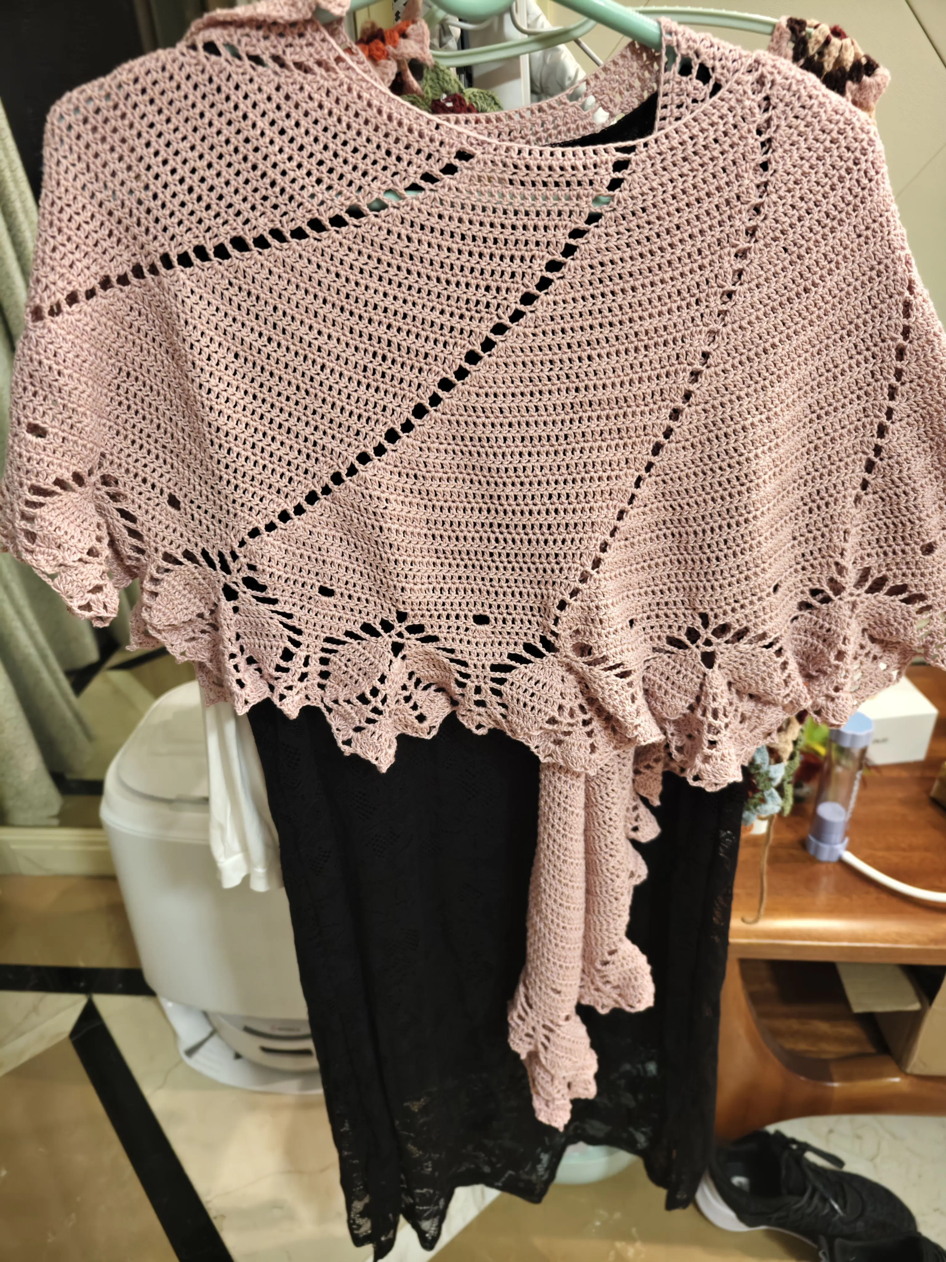 漩涡披肩, a crochet project shared by QYF