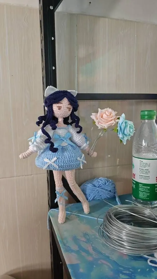 天蝎座的素体加头发,天秤座的裙子diy, a crochet project shared by 大赞