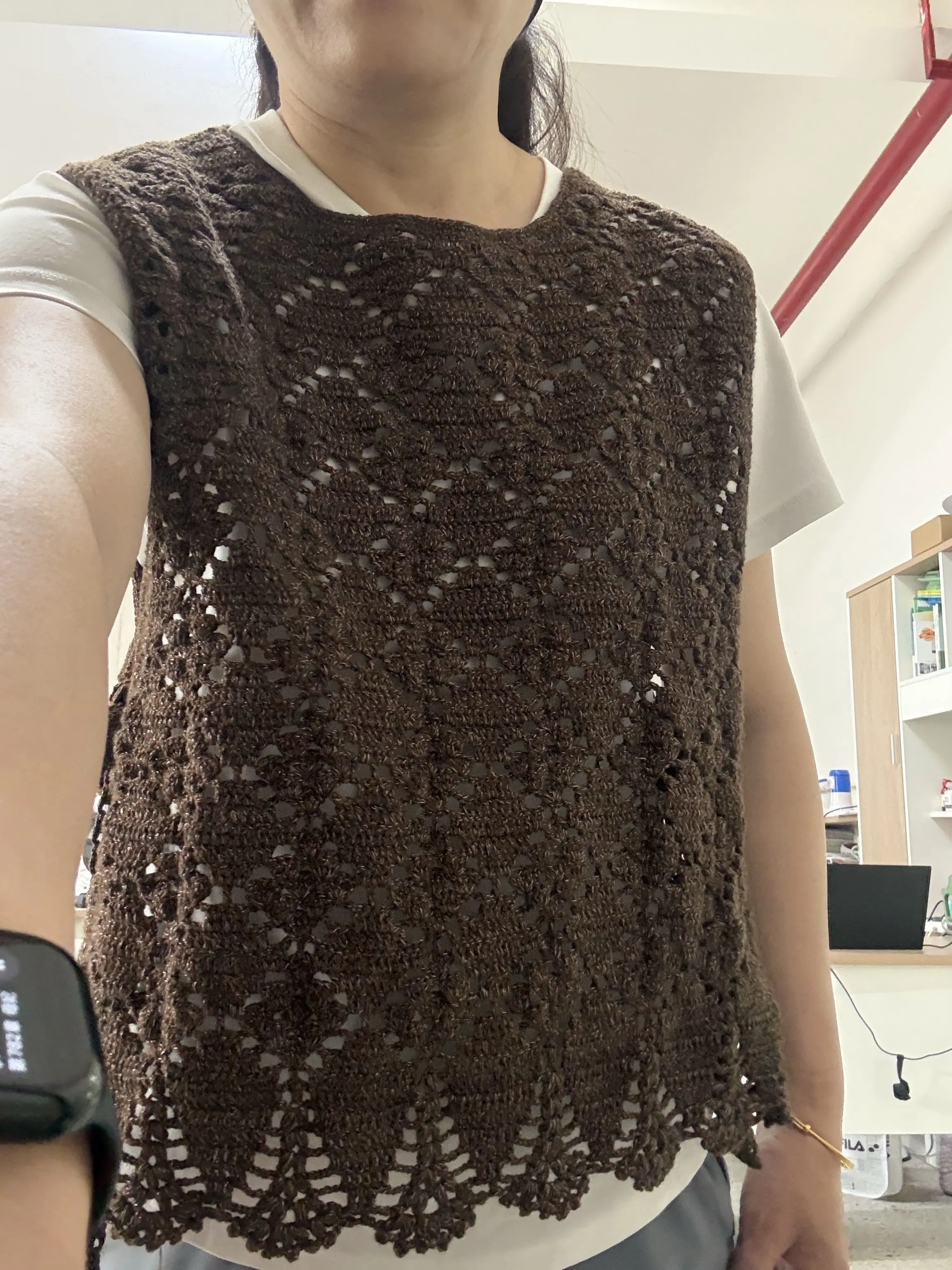 夏风系带背心, a crochet project shared by hywh(卫)