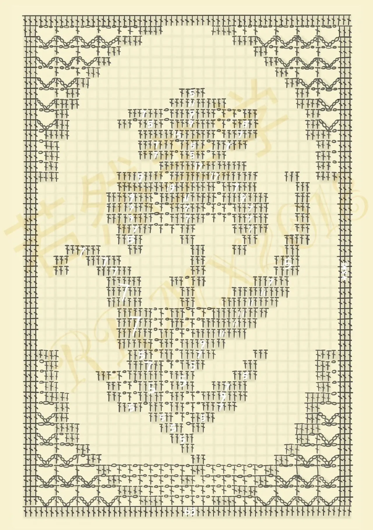 图解更新中, a crochet project shared by 🌈若然美学
