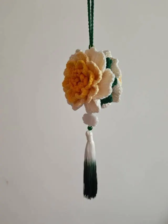 洛神牡丹香囊, a crochet project shared by 韶惜寒