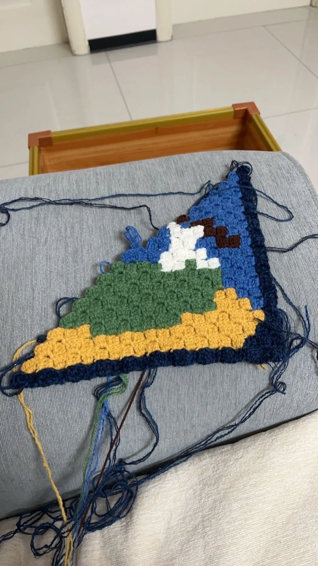 小王子像素毯, a crochet project shared by 红页