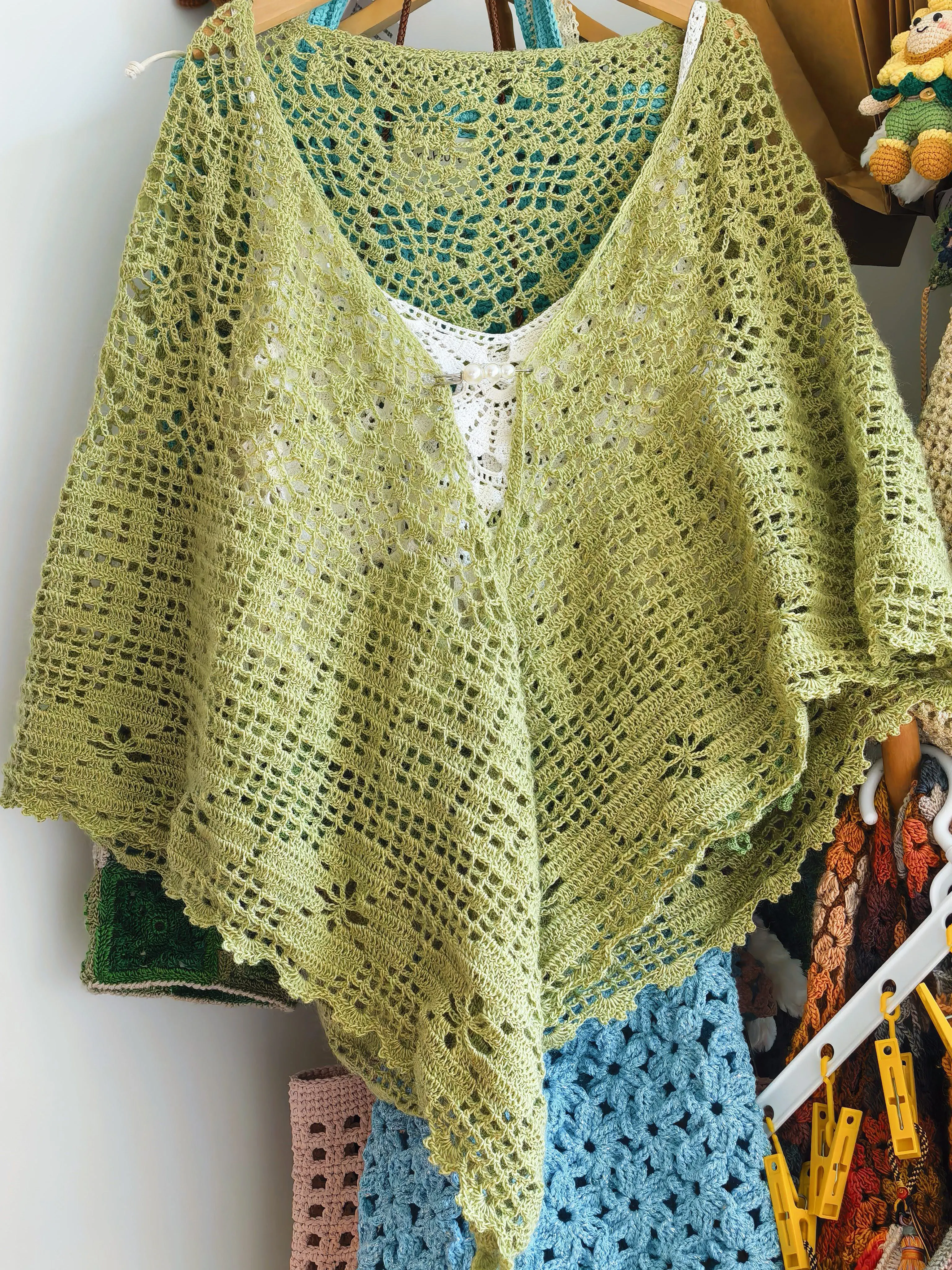 新梅披肩,美美哒, a crochet project shared by 逗比