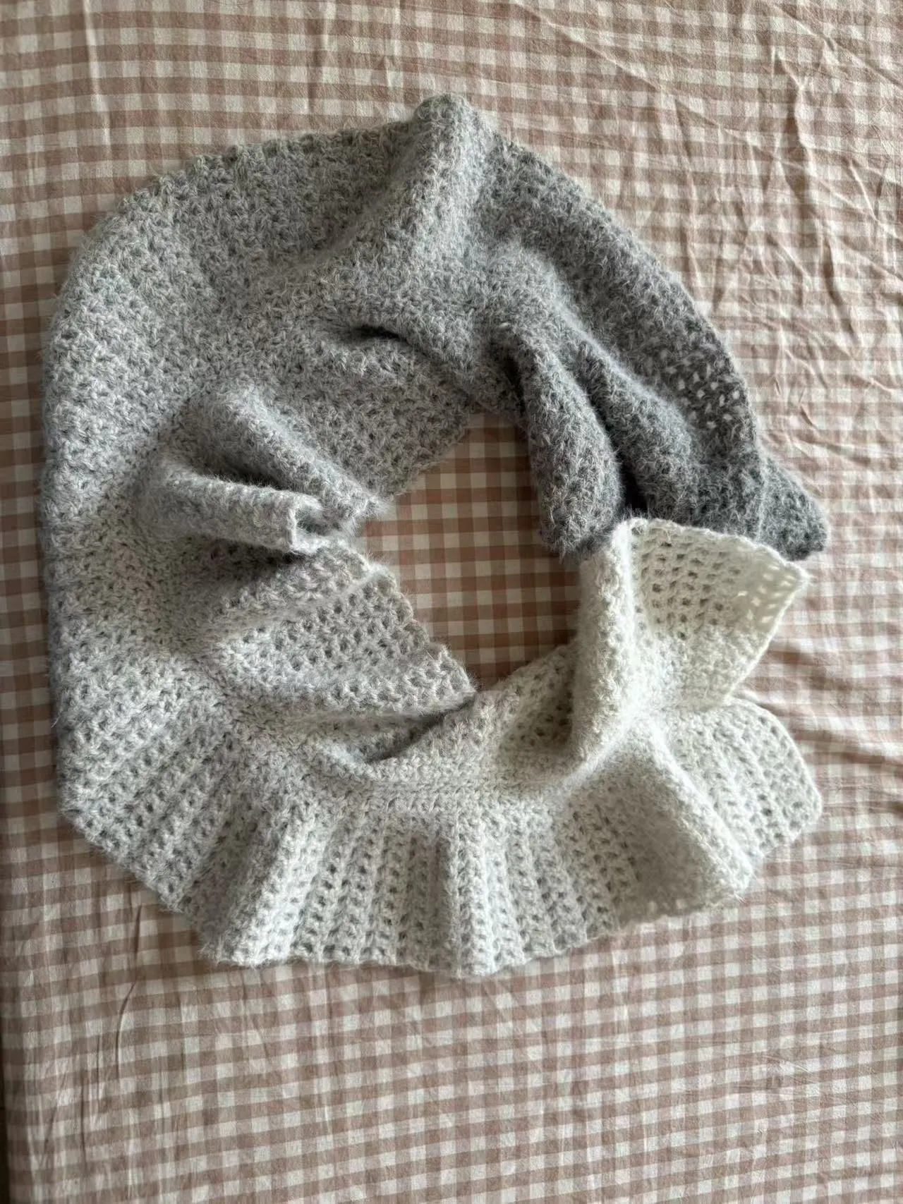 涟漪花边围巾, a crochet project shared by 忆兮