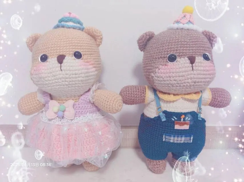生日小熊, a crochet project shared by 兔子🐰 爱酱