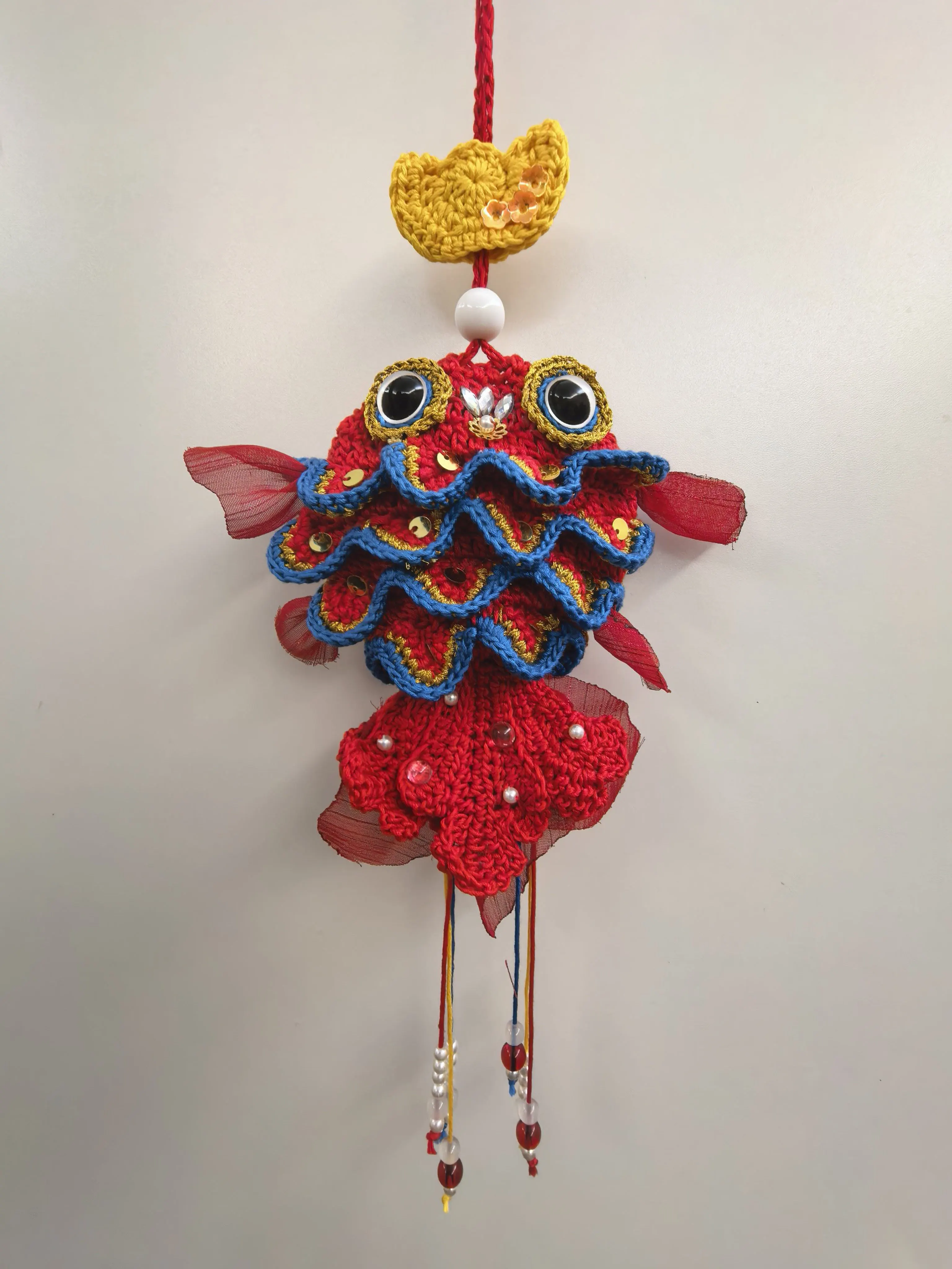 锦鲤蛋袋, a crochet project shared by 袁女士