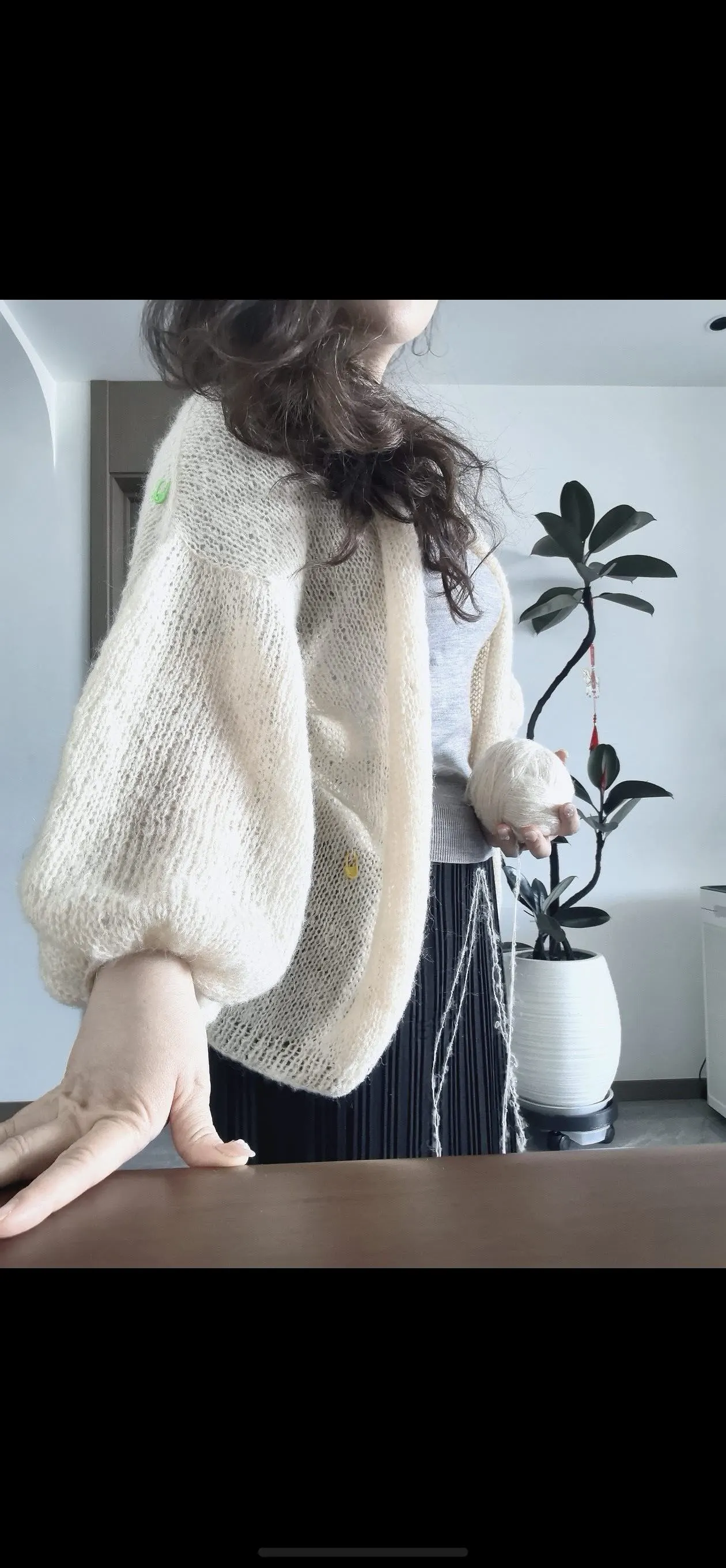 马海毛开衫, a crochet project shared by 佳佳