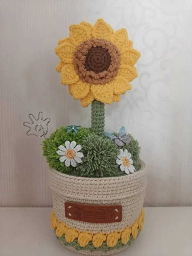 向日葵, a crochet project shared by 莫小贝