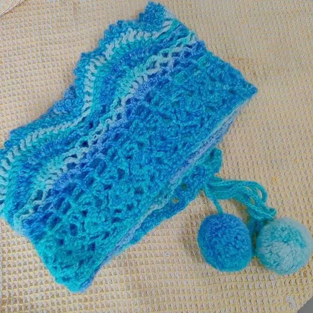 心意花朵围巾, a crochet project shared by 苏菲Sophia