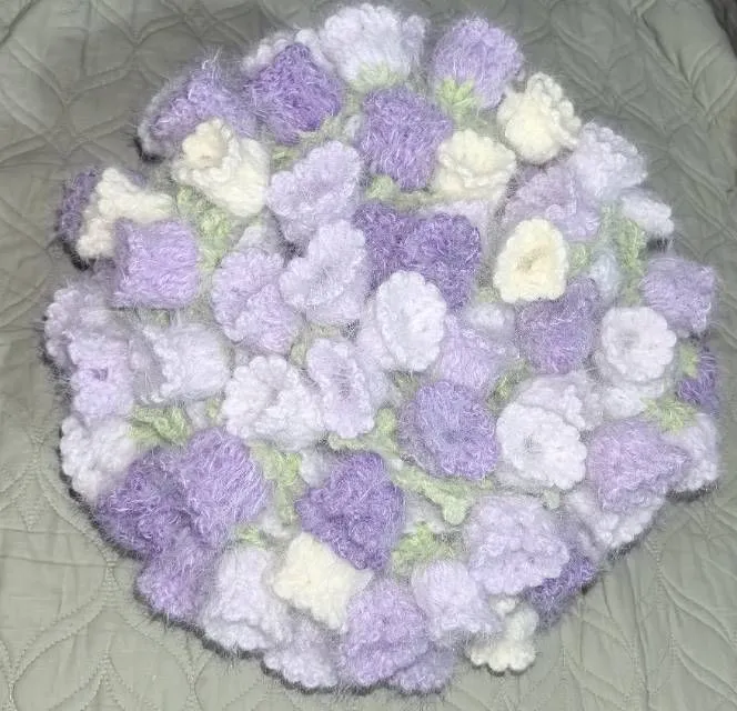 铃兰花束毯子
