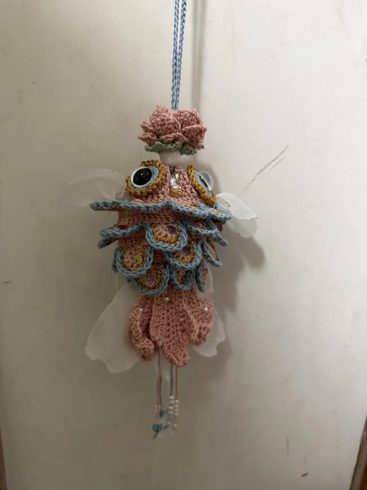 金鱼蛋袋, a crochet project shared by 小海豚