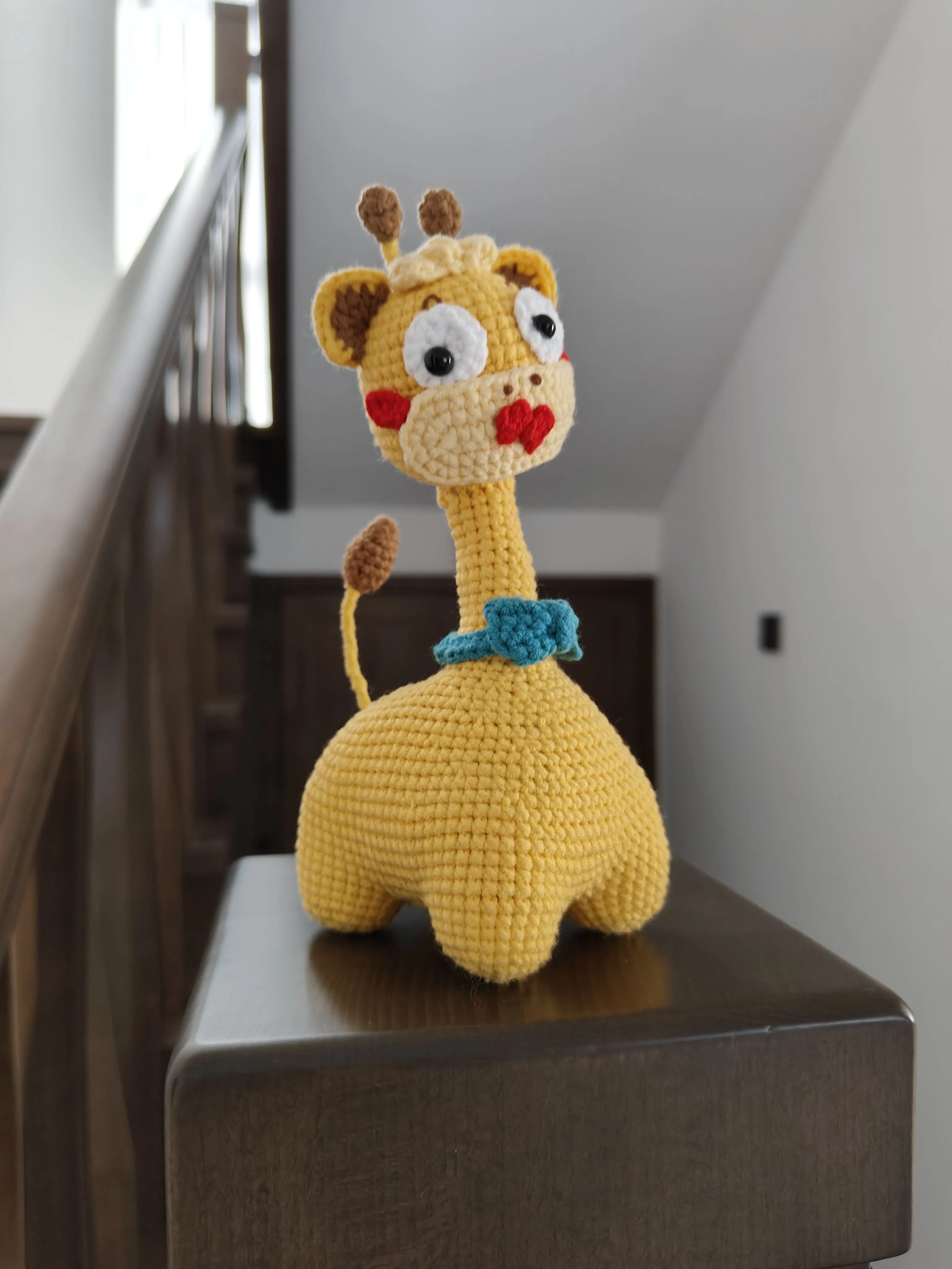 不太歪头的长颈鹿, a crochet project shared by 懒猫