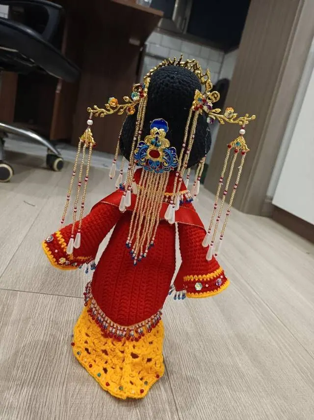 珠子用错了，将就看吧, a crochet project shared by 一然