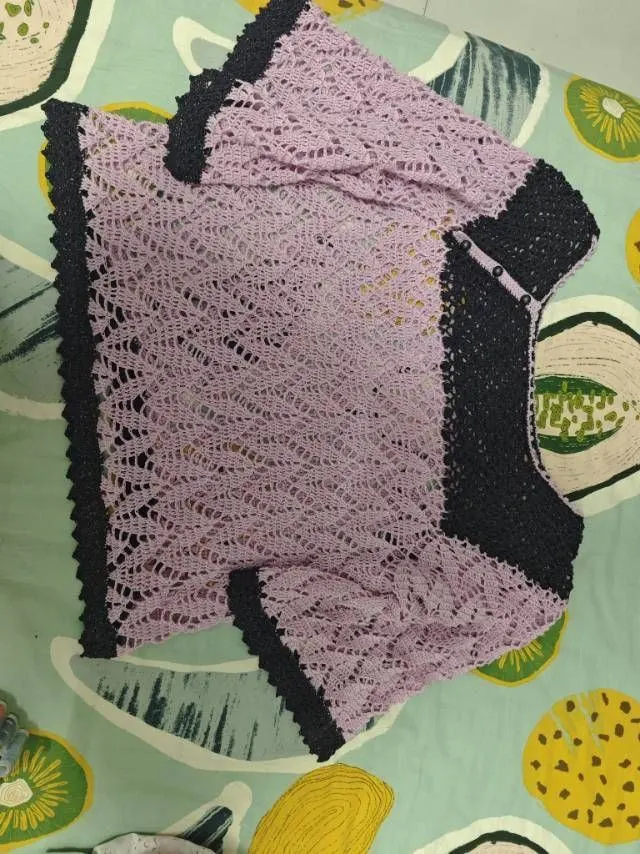 自己加了个花边, a crochet project shared by 如果